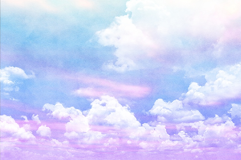 【印刷用】フォトジェニックな空の素材