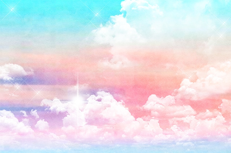 【印刷用】フォトジェニックな空の素材