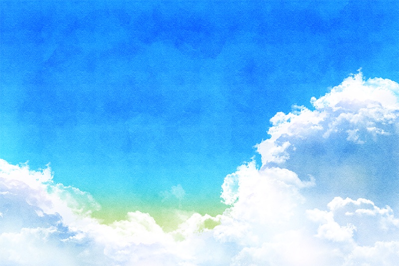 【印刷用】フォトジェニックな空の素材