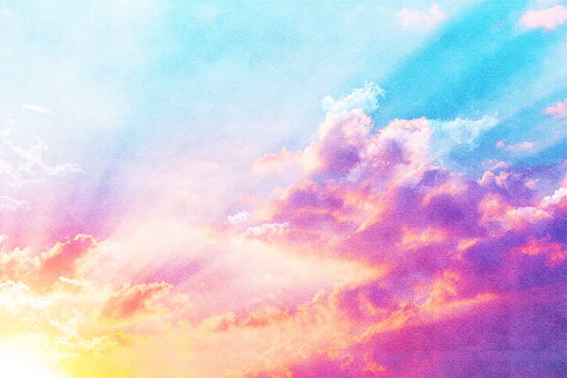 【印刷用】フォトジェニックな空の素材