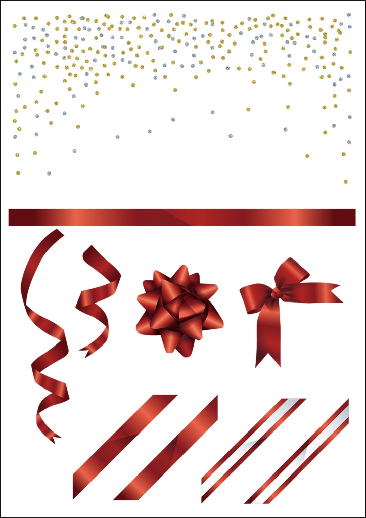 【印刷用】バレンタイン素材1