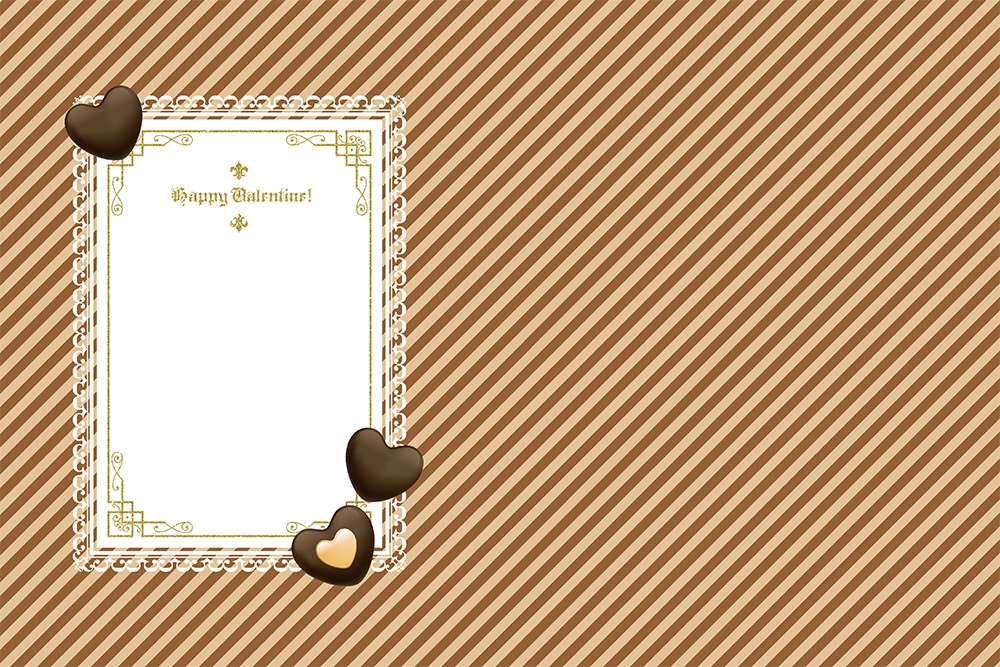 【印刷用】バレンタイン素材2