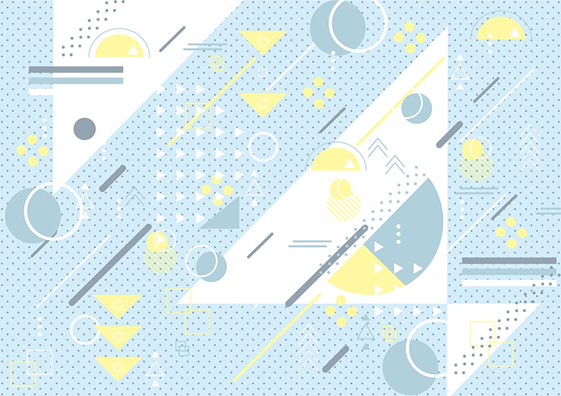 【印刷用】ファンシー&ポップなデザイン素材