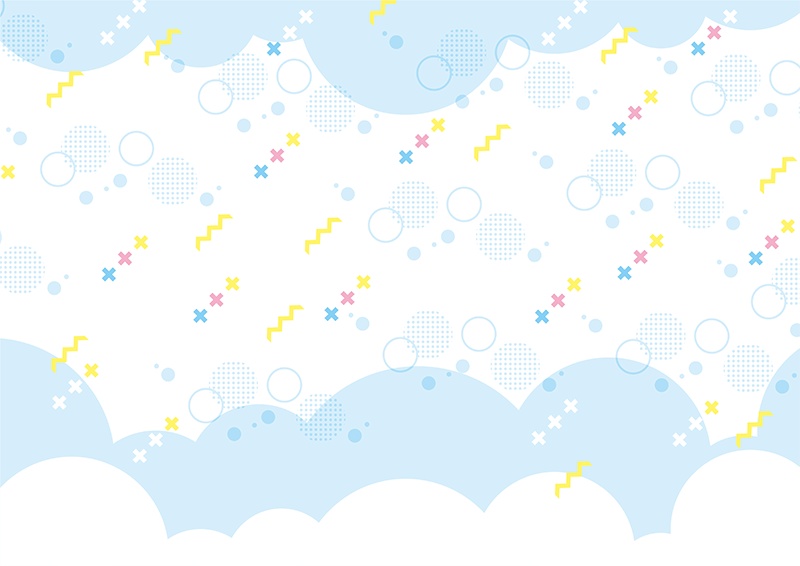 【印刷用】ファンシー&ポップなデザイン素材