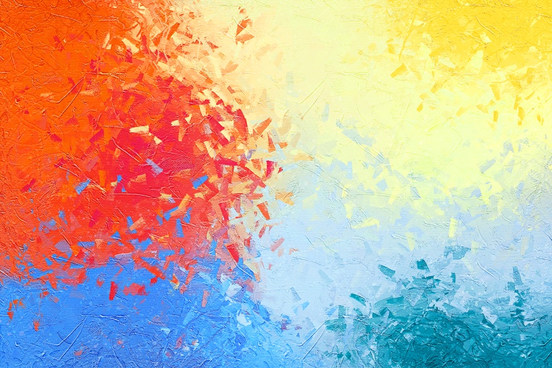 【印刷用】油絵風テクスチャ素材