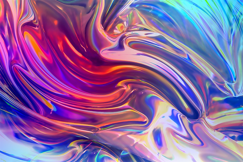 【印刷用】ホログラフィックテクスチャ素材