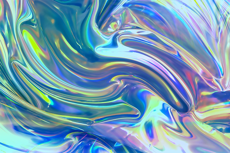 【印刷用】ホログラフィックテクスチャ素材