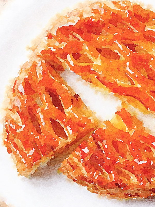 【印刷用】水彩イラスト「おやつ」