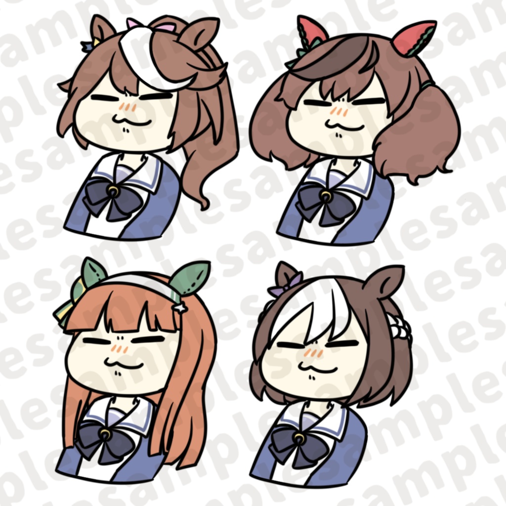 2cmミニフレークシール「ウマ娘②」