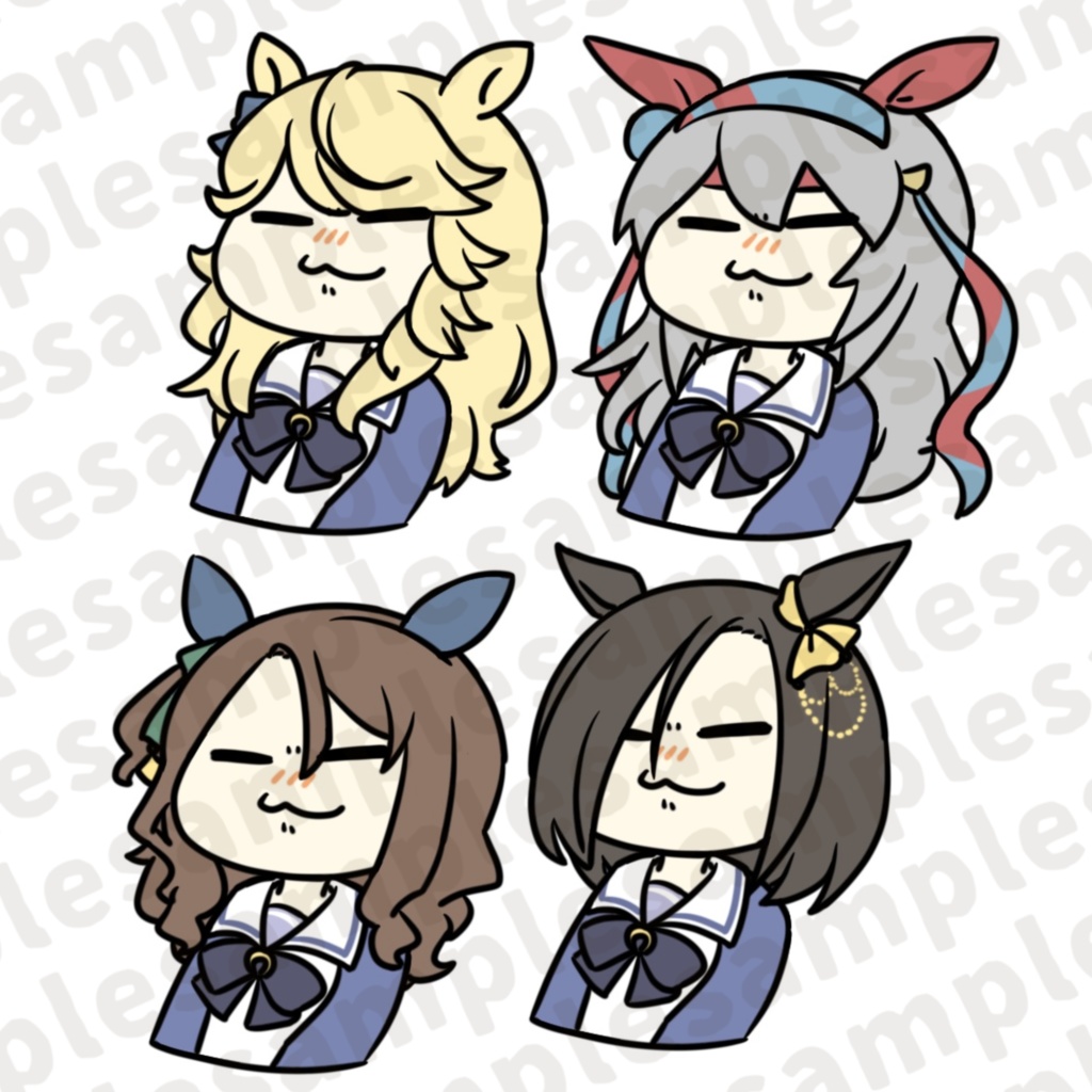 2cmミニフレークシール「ウマ娘⑦」