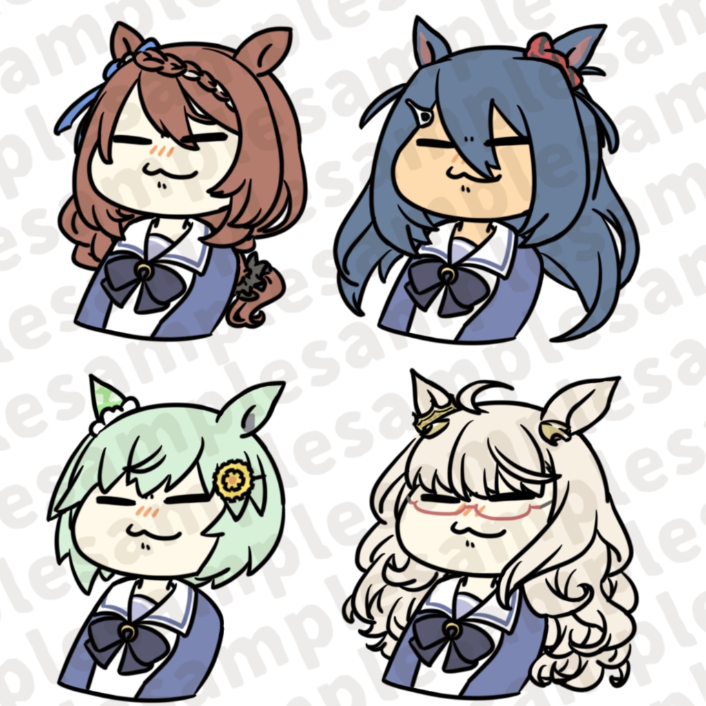 2cmミニフレークシール「ウマ娘⑨」