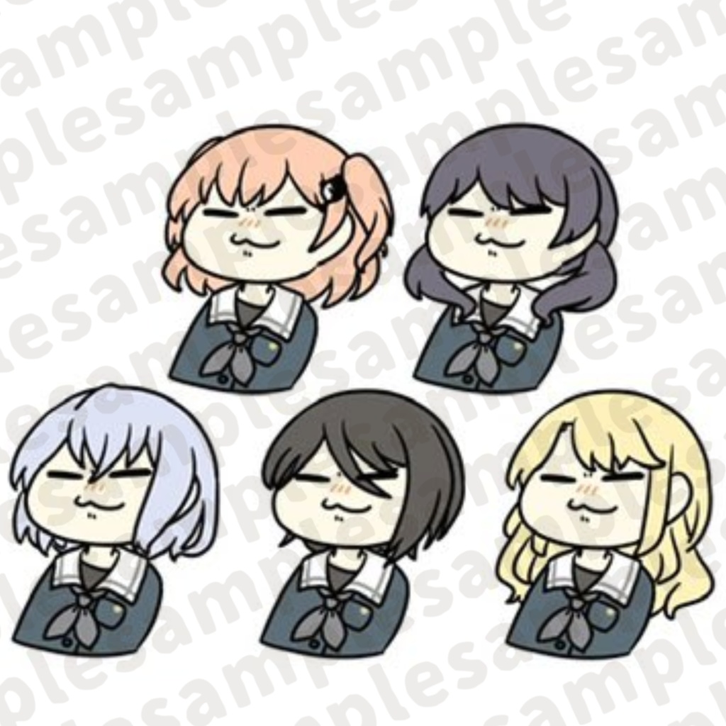 2cmミニフレークシール「モニカ」