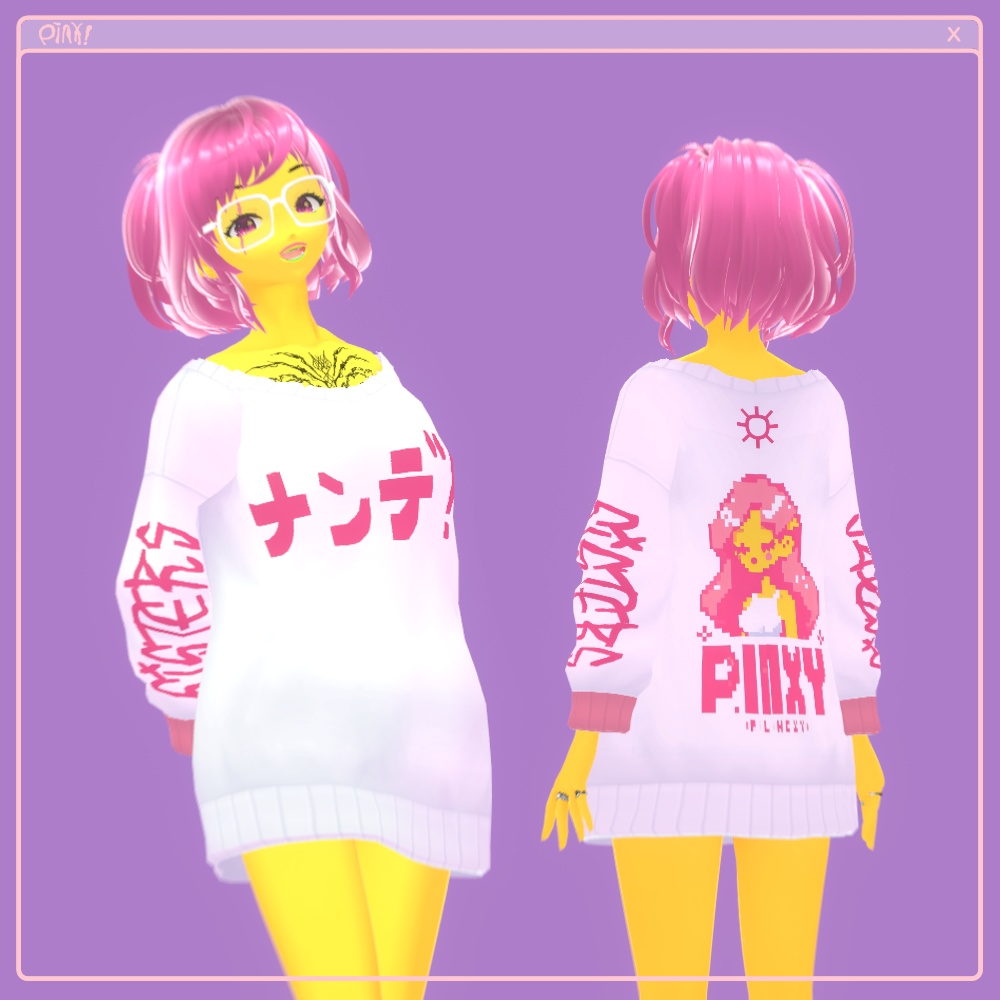 ナンデ! Longsleeve Shirt [ Ver. 001 & 002 ]