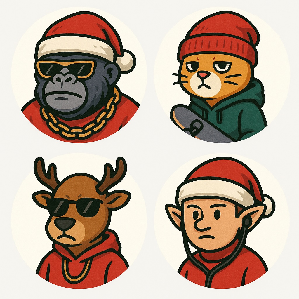 HipHop Christmas Animal Pack 14点セット