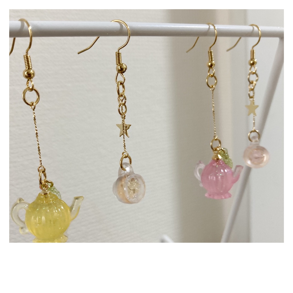 金平糖ティーセットピアス・イヤリング