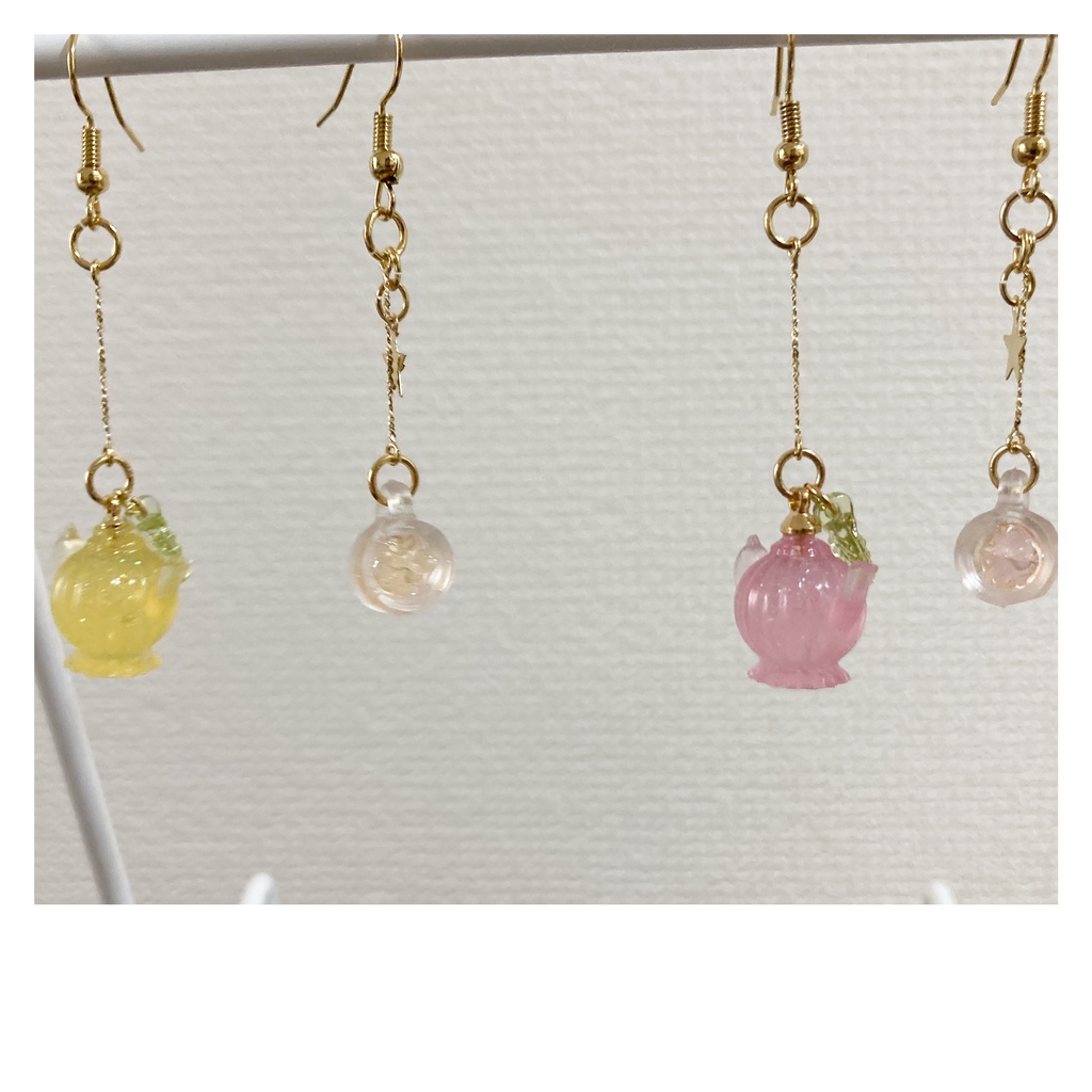 金平糖ティーセットピアス・イヤリング