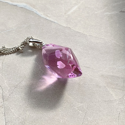 桜結晶ネックレス