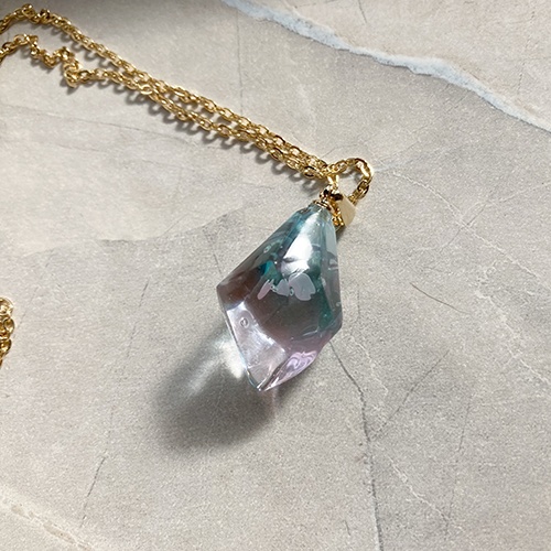 桜結晶ネックレス