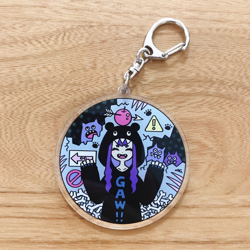 ガウガウアクリルキーホルダー