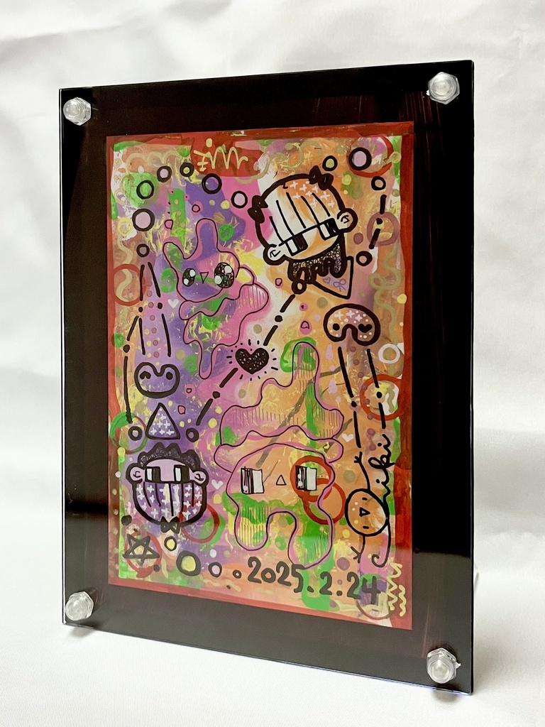 クリア額装つき原画