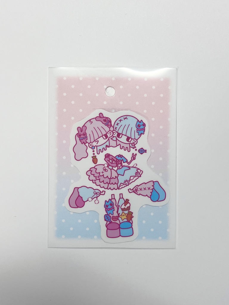 ネオちゃんワカちゃんステッカー（4/19〜4/30限定販売）