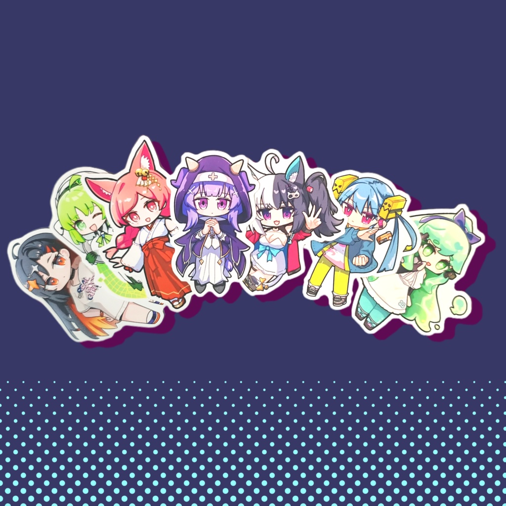 【ステッカー】 アストラルパーティー ステッカー vol.1(全7種)