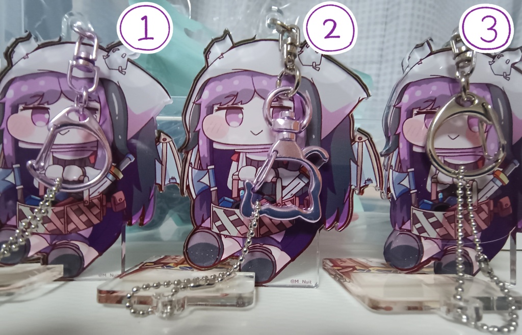 【アクキー&アクスタ】シスト お座り&おでかけ両面アクキー+アクスタ【トリッカル】