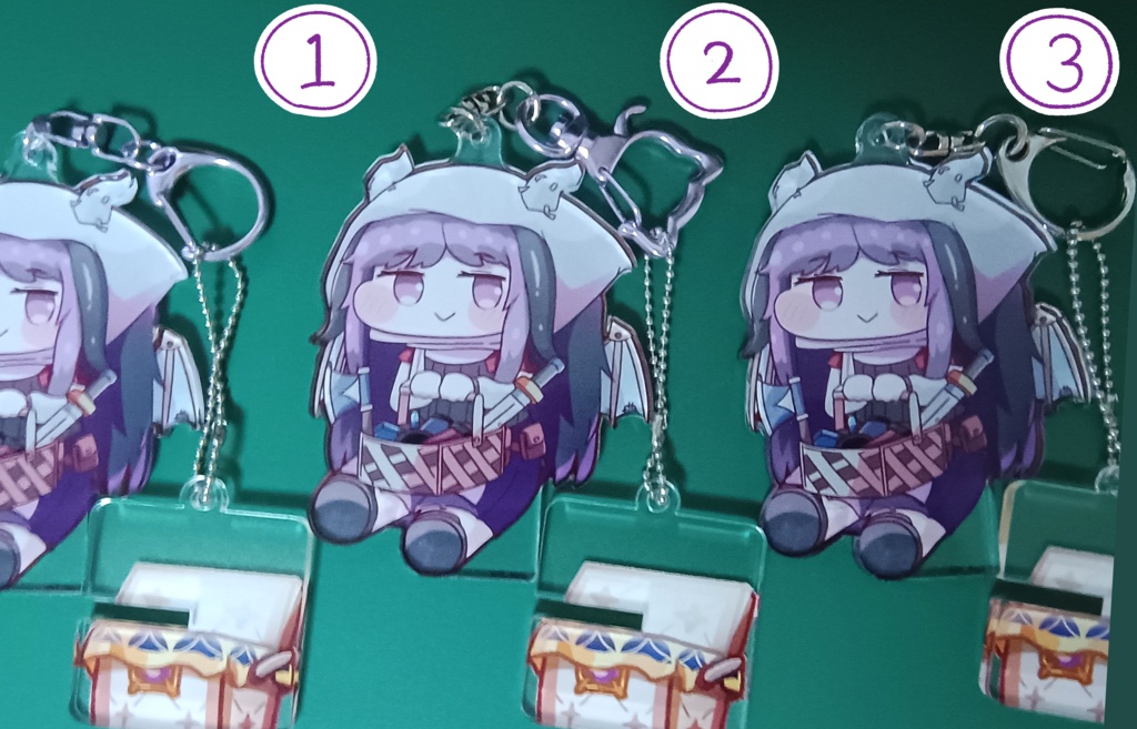 【アクキー&アクスタ】シスト お座り&おでかけ両面アクキー+アクスタ【トリッカル】
