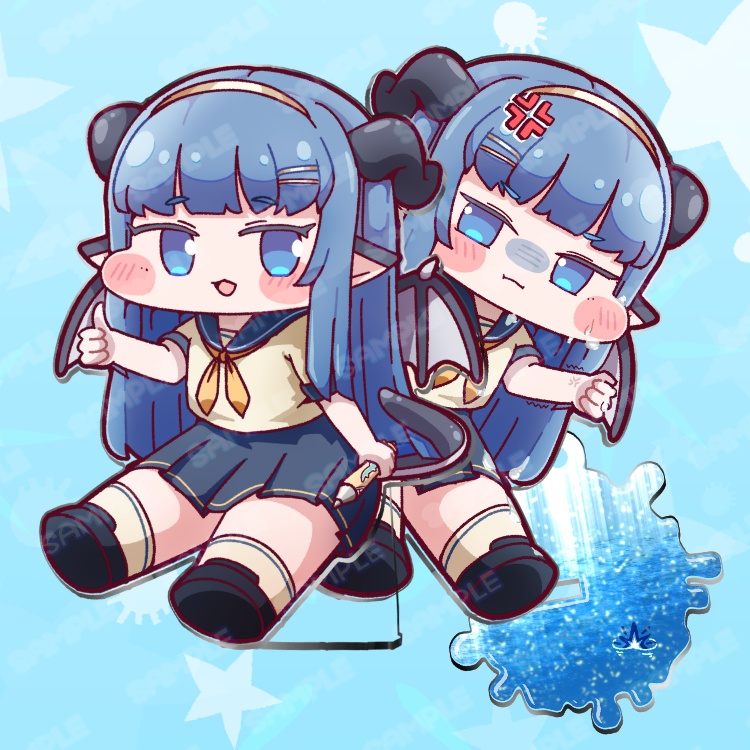 【アクキー＆アクスタ】シルフィール お座り＆おでかけ両面アクキー+アクスタ【トリッカル】