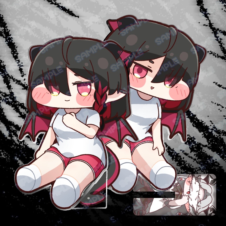 【アクキー＆アクスタ】リッツ お座り＆おでかけ両面アクキー+アクスタ【トリッカル】