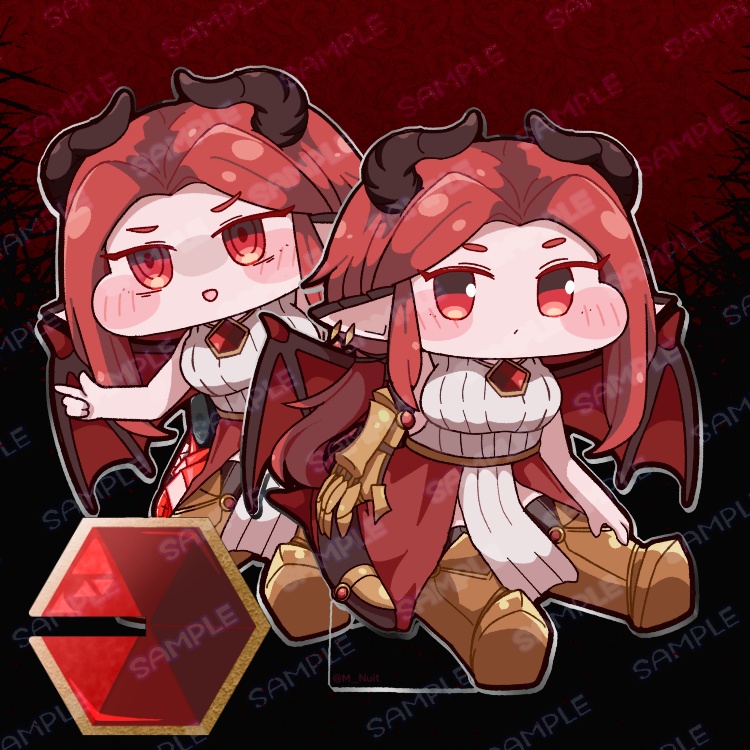 【アクキー＆アクスタ】ルード お座り＆おでかけ両面アクキー+アクスタ【トリッカル】