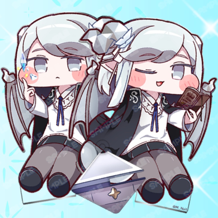 【アクキー＆アクスタ】ダーヤ お座り＆おでかけ両面アクキー+アクスタ【トリッカル】