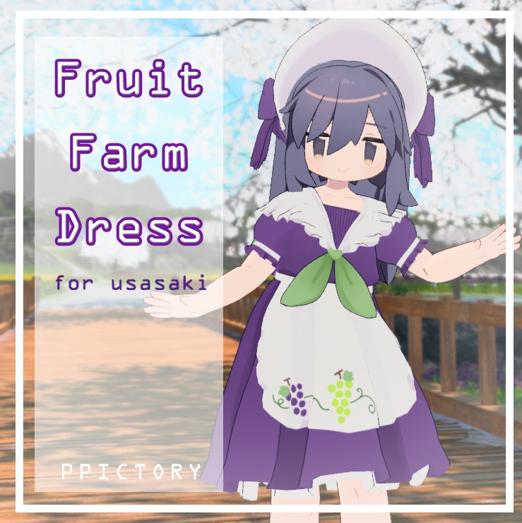 [うささき用] Fruit farm dress for usasaki