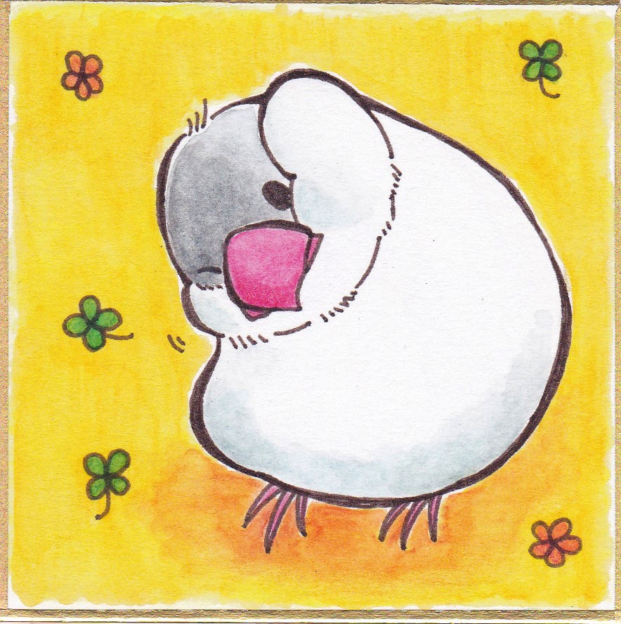 ゆるどうぶつ豆色紙