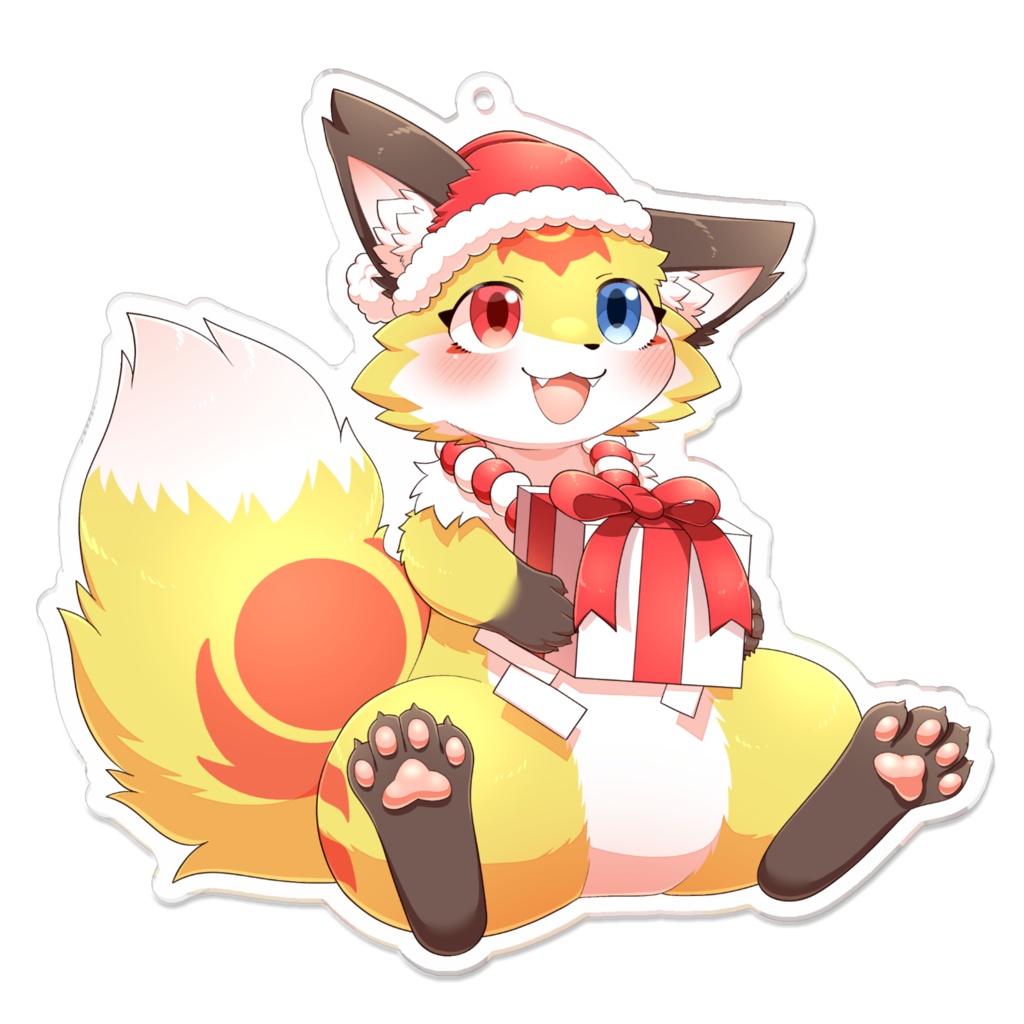 冬限定クリスマスいちびアクリルキーホルダー