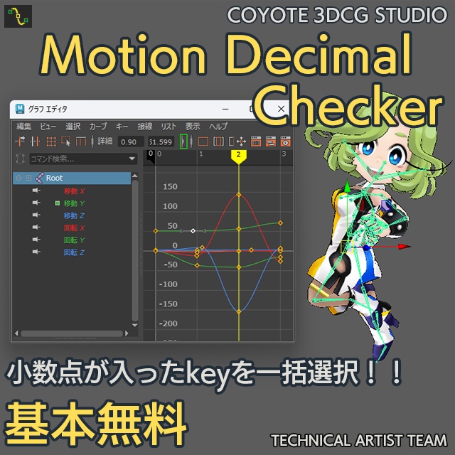 【無料】Motion Decimal Checker