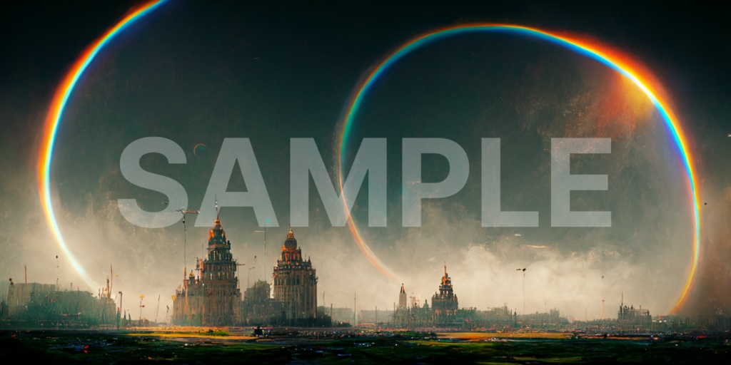 「虹」画像　９枚セット