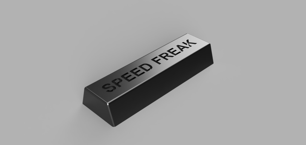 【ミニ四駆】スピードフリーク電池カバー　STLモデルデータ