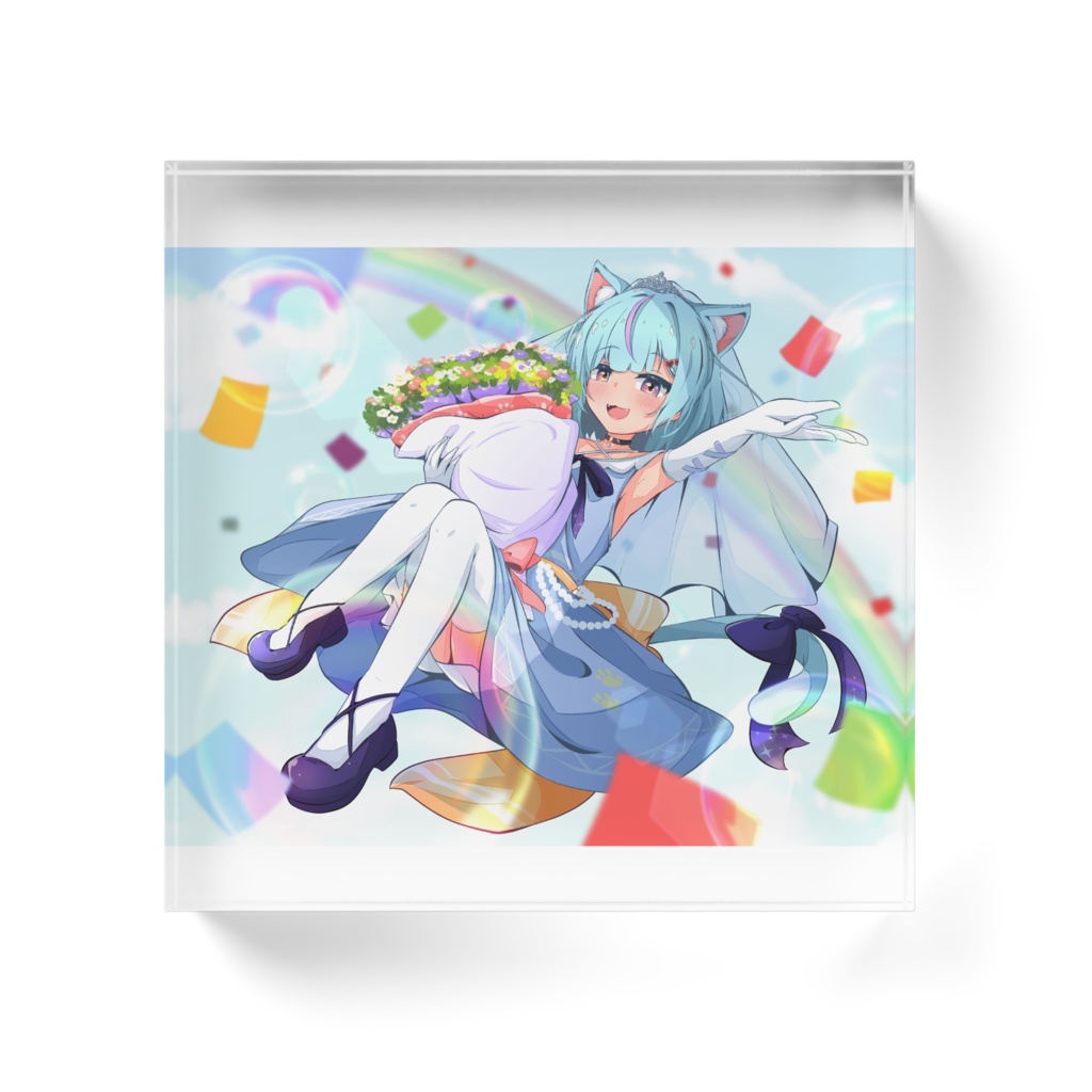 白神さとね一周年記念(アクリルブロック)