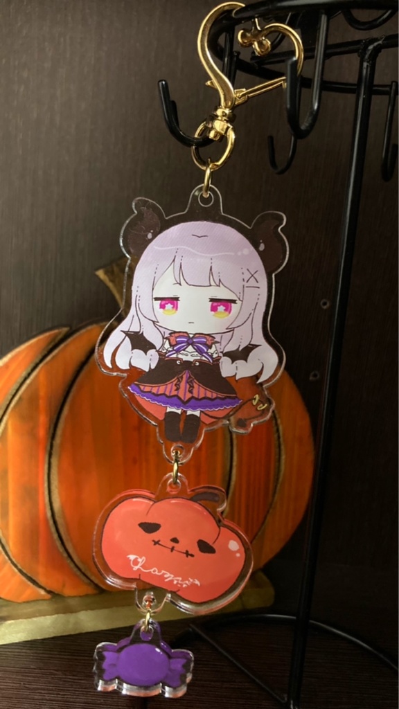 ラズとハロウィン連結アクキー