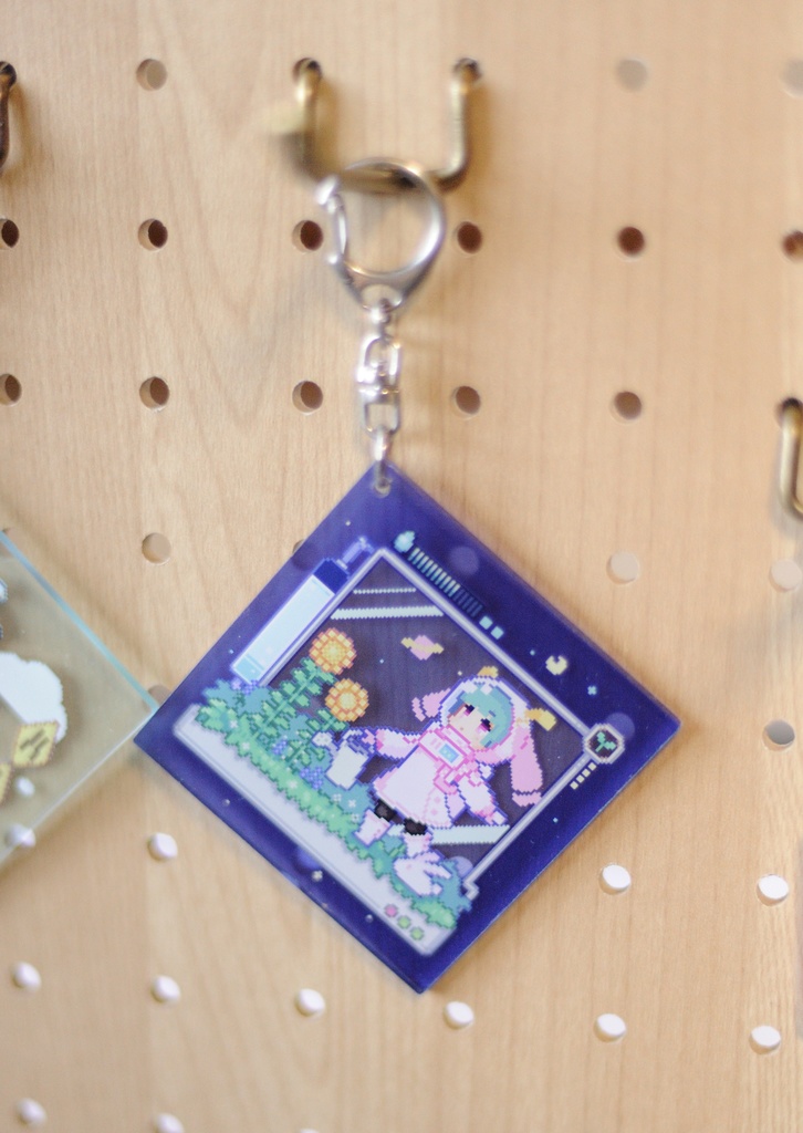 アクリルキーホルダー「宇宙ガーデニング」