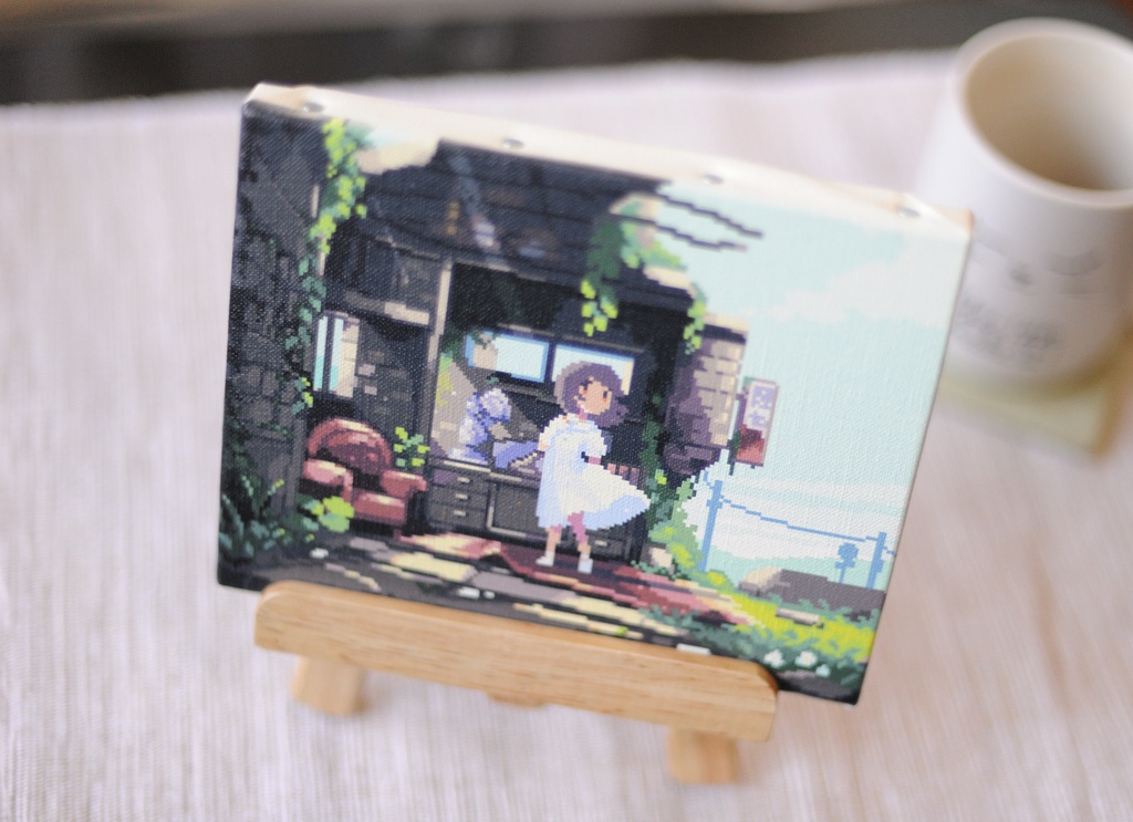 キャンパスプリント「秘密の場所」