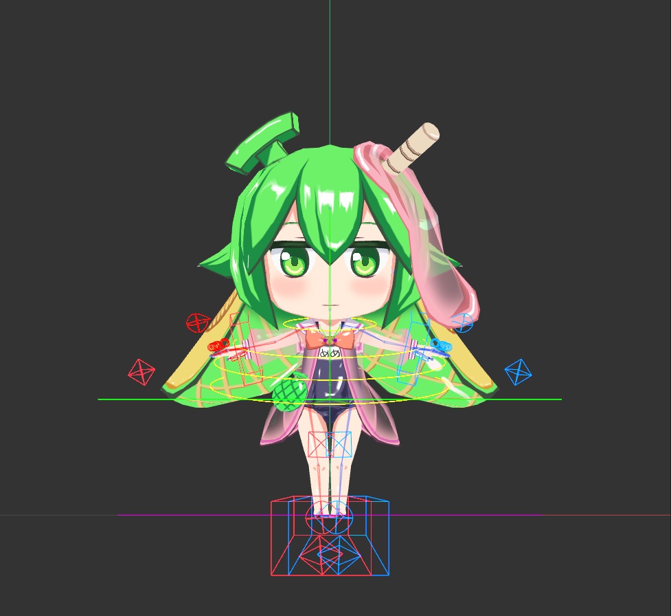 SDめめちゃん【C4Dモデル】