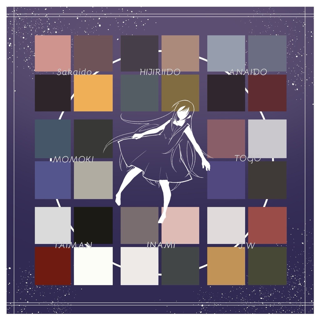 【クリーニングクロス】カラーパレット風