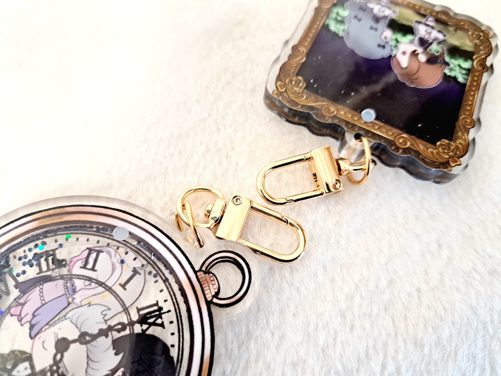 グリッターオイルアクキー(2階3人組)