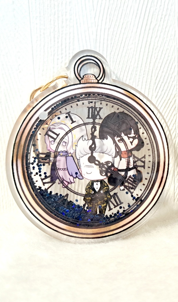 グリッターオイルアクキー(2階3人組)