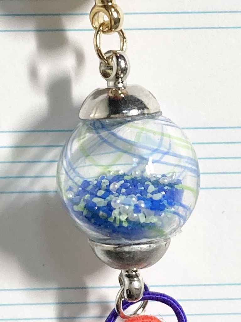 やまみさイメージガラスドームストラップ