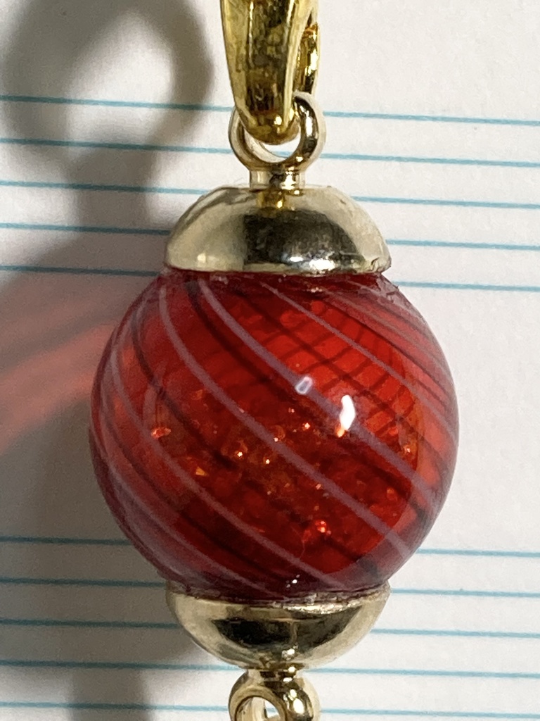 やまみさイメージガラスドームストラップ