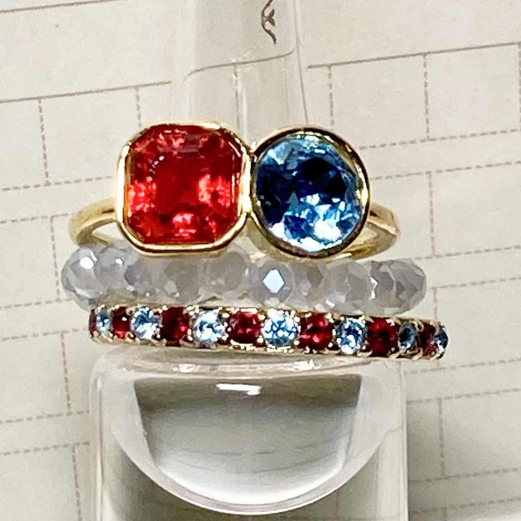 やまみさイメージ3連リング