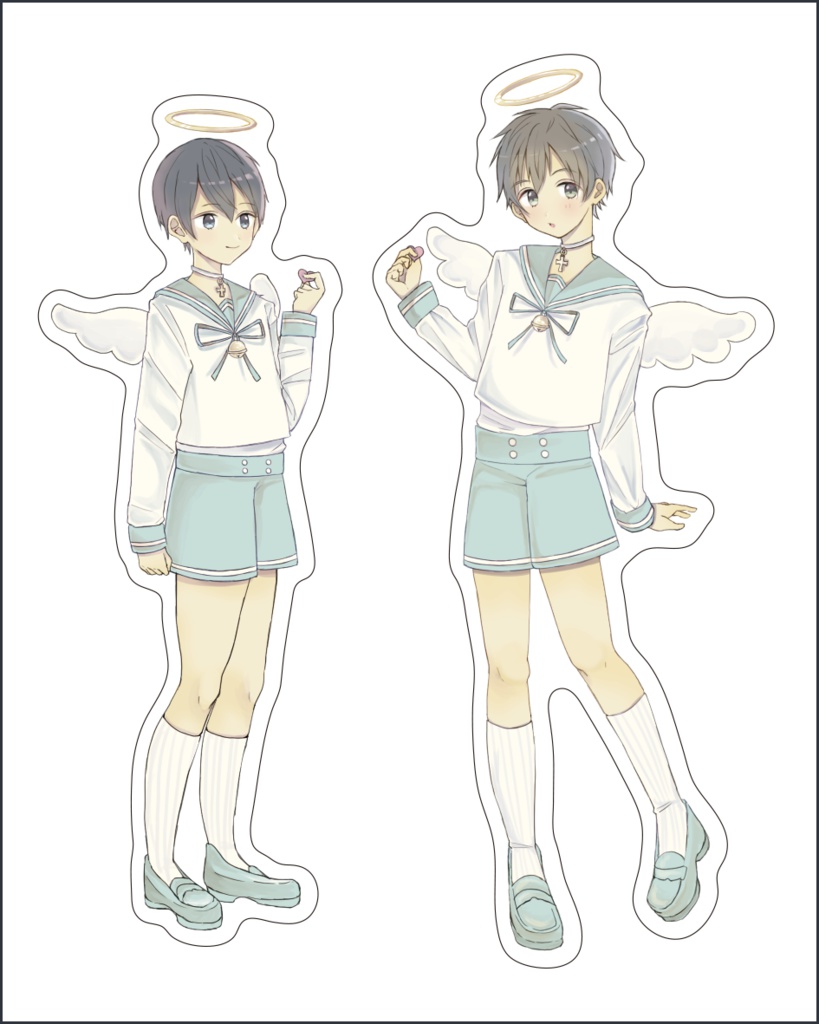 【委託】はるか&まこと シール